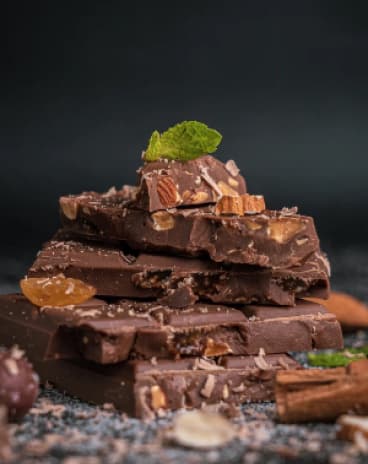 chocolate pieces